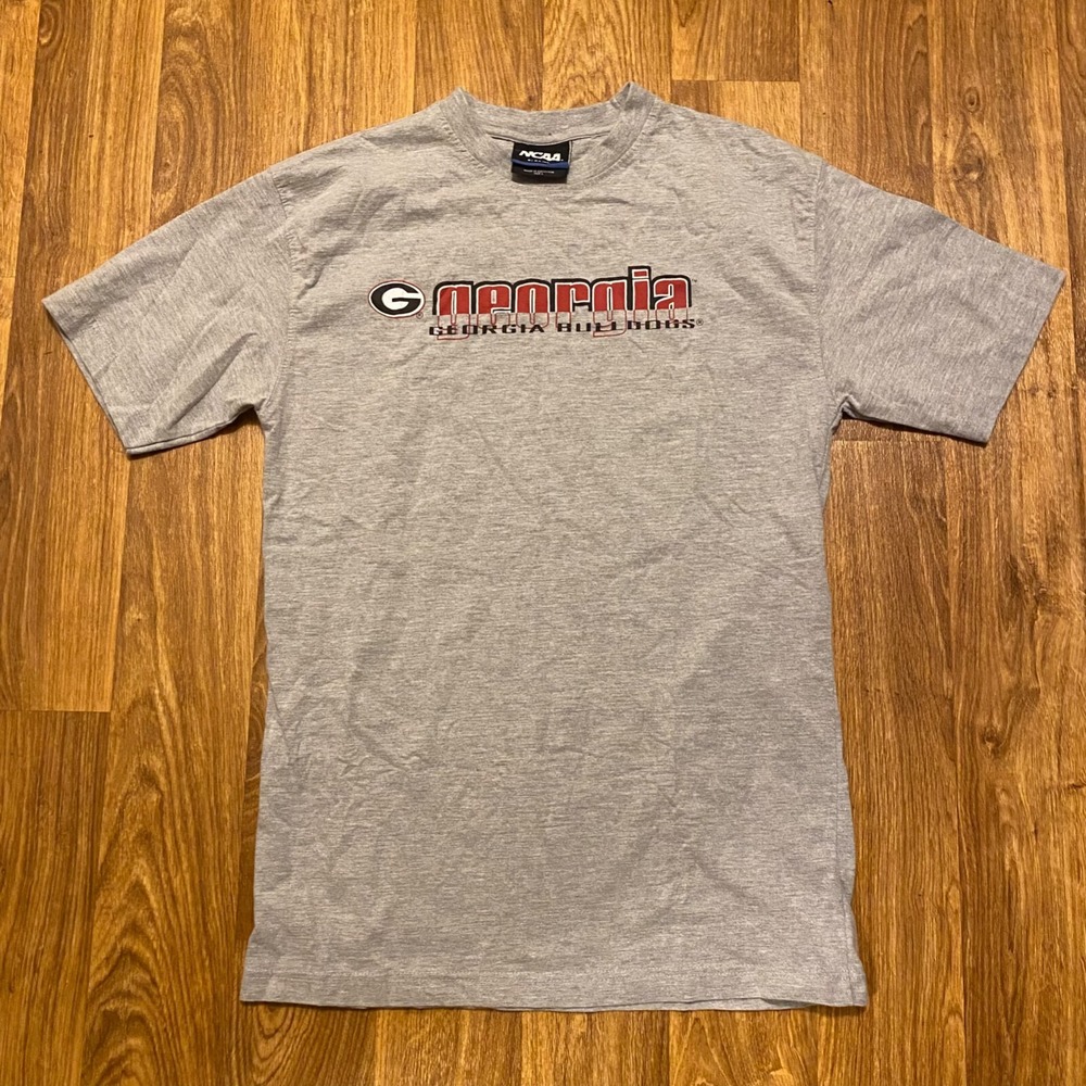 Vintage Georgia Bulldogs‎ Shirt Adult Large Gray NCAA Tag
